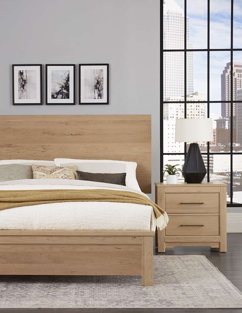 Vaughan Bassett - Crafted Cherry - Artisan and Post King Plank Bed - 154-669-966-933-MS2 veiw 2