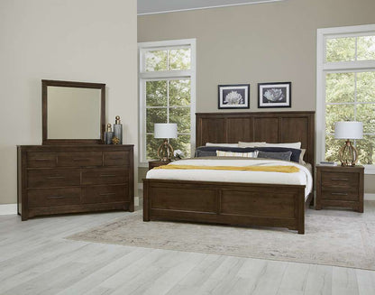 Vaughan Bassett - Crafted Cherry - Artisan and Post King Six Panel Bed - 150-668-866-933-MS2 veiw 2