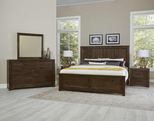 Vaughan Bassett - Crafted Cherry - Artisan and Post King Six Panel Bed - 150-668-866-933-MS2 veiw 2