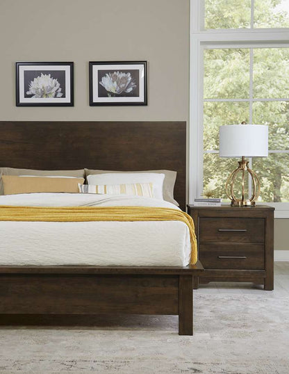 Vaughan Bassett - Crafted Cherry - Artisan and Post King Terrace Bed - 150-669-776-733-MS2 veiw 2