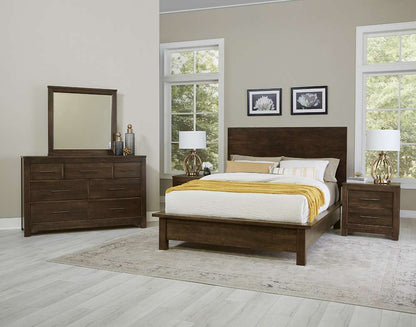 Vaughan Bassett - Crafted Cherry - Artisan and Post King Terrace Bed - 150-669-776-733-MS2 veiw 3