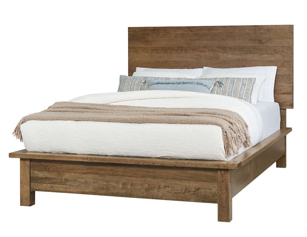 Vaughan Bassett - Crafted Cherry - Artisan and Post King Terrace Bed - 151-669-776-733-MS2 veiw 1