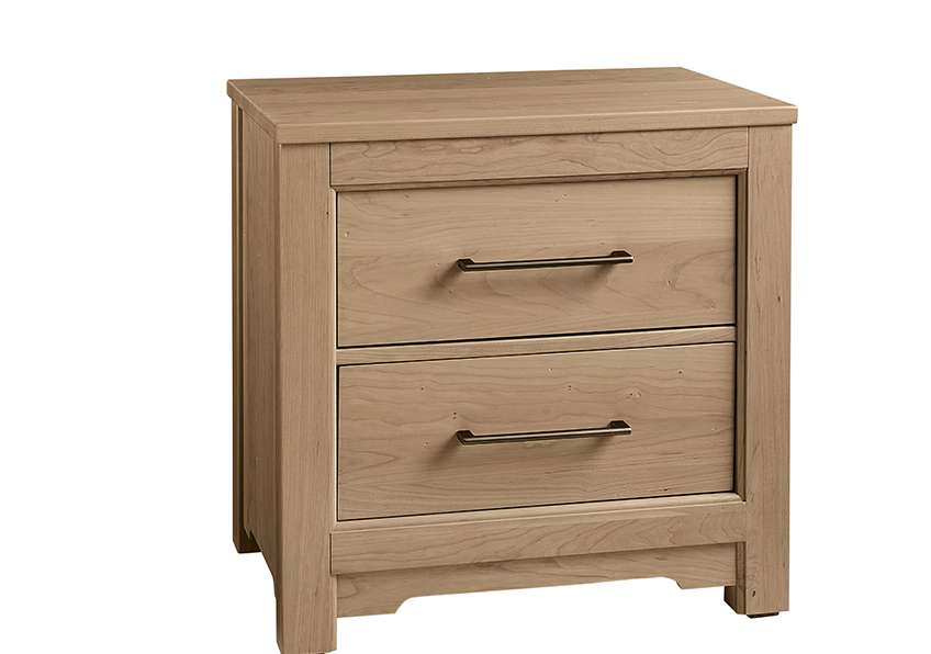 Vaughan Bassett - Crafted Cherry - Artisan and Post Night Stand With 2 Drawers - 154-227 veiw 1