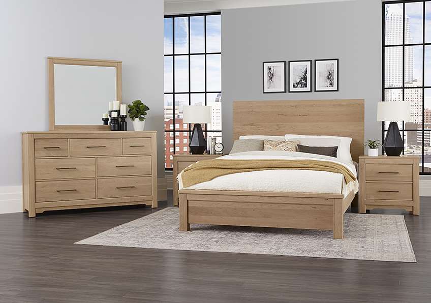 Vaughan Bassett - Crafted Cherry - Artisan and Post Night Stand With 2 Drawers - 154-227 veiw 3