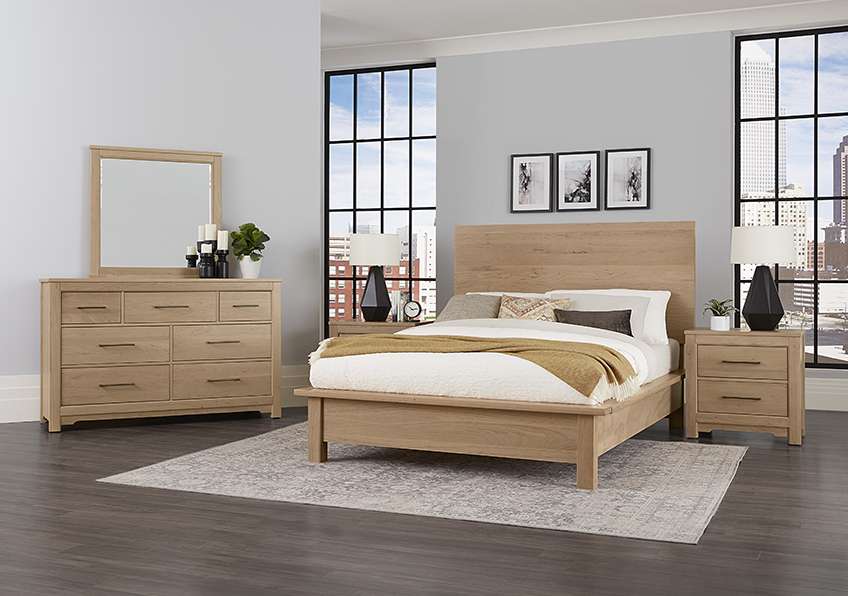 Vaughan Bassett - Crafted Cherry - Artisan and Post Night Stand With 2 Drawers - 154-227 veiw 4