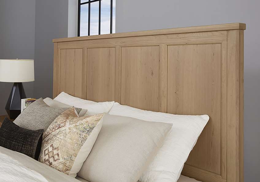 Vaughan Bassett - Crafted Cherry - Artisan and Post Queen Six Panel Bed - 154-558-855-922 veiw 5