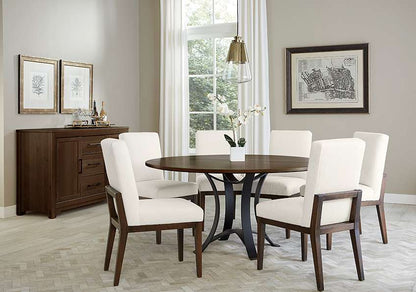 Vaughan Bassett - Crafted Cherry - Artisan and Post Uph Side Chair in White Fabric (Set of 2) - 150-030A veiw 4