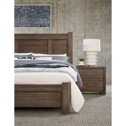 Vaughan Bassett - Crafted Oak - LMCo Home Ben Cal King Poster Bed - 793-668-866-944-MS1 veiw 4