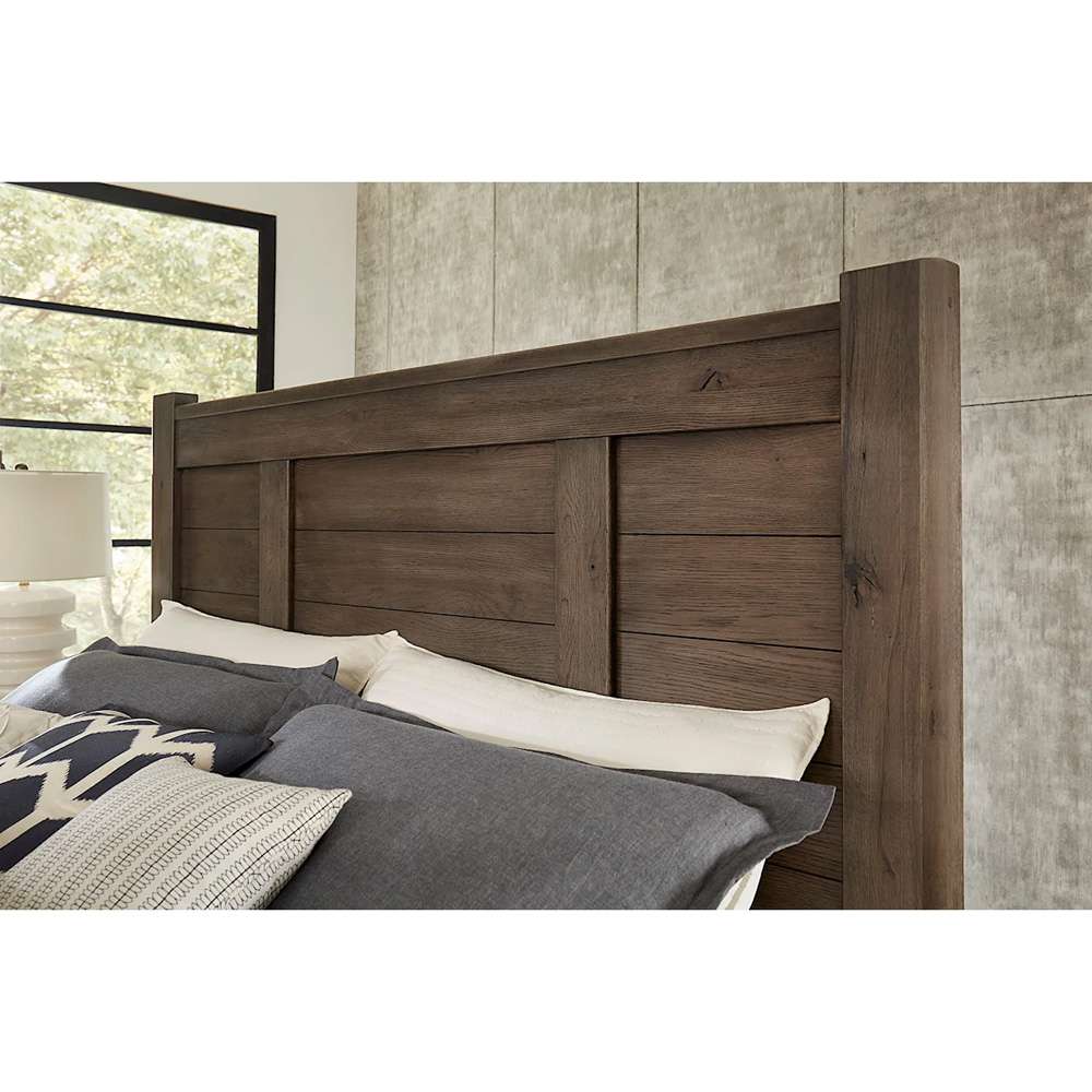 Vaughan Bassett - Crafted Oak - LMCo Home Ben Cal King Poster Bed - 793-668-866-944-MS1 veiw 5