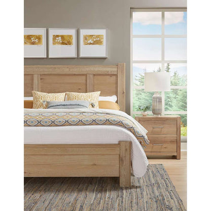 Vaughan Bassett - Crafted Oak - LMCo Home Ben Cal King Poster Bed - 795-668-866-944-MS1 veiw 4