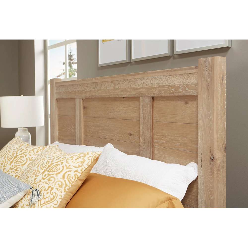 Vaughan Bassett - Crafted Oak - LMCo Home Ben Cal King Poster Bed - 795-668-866-944-MS1 veiw 5