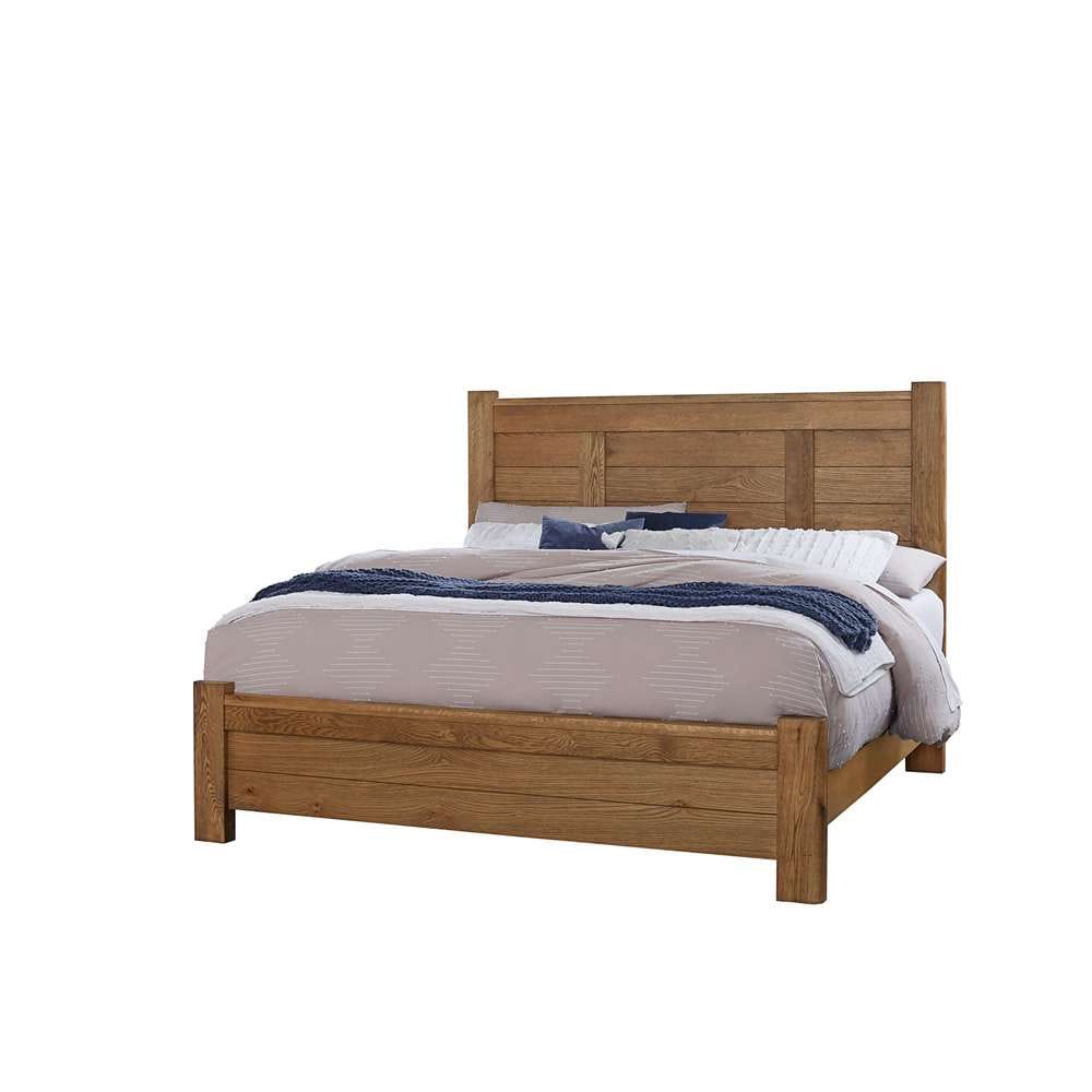 Vaughan Bassett - Crafted Oak - LMCo Home BenS King Poster Bed - 790-668-866-922-MS1 veiw 1