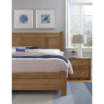 Vaughan Bassett - Crafted Oak - LMCo Home BenS King Poster Bed - 790-668-866-922-MS1 veiw 3