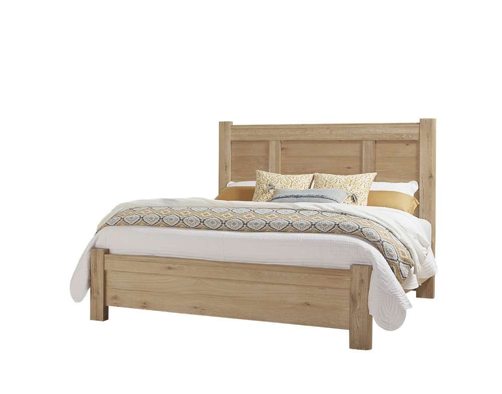 Vaughan Bassett - Crafted Oak - LMCo Home BenS King Poster Bed - 795-668-866-922-MS1 veiw 2