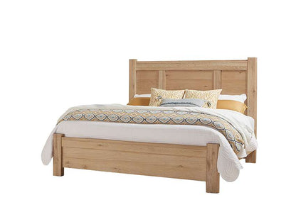Vaughan Bassett - Crafted Oak - LMCo Home BenS Queen Poster Bed - 795-558-855-922 veiw 1