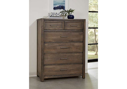 Vaughan Bassett - Crafted Oak - LMCo Home Chest With 5 Drawers - 793-115 veiw 4