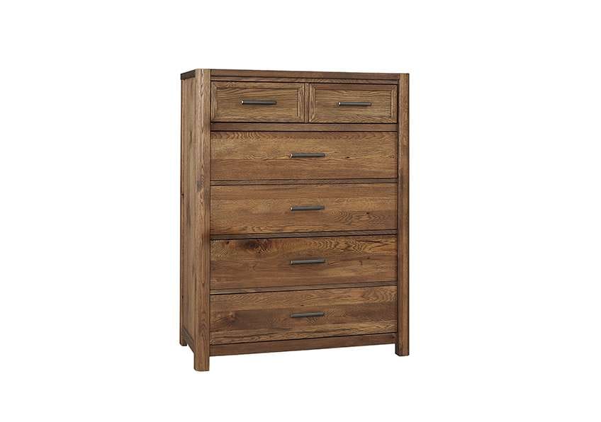 Vaughan Bassett - Crafted Oak - LMCo Home Chest With 5 Drawers - 790-115 veiw 1