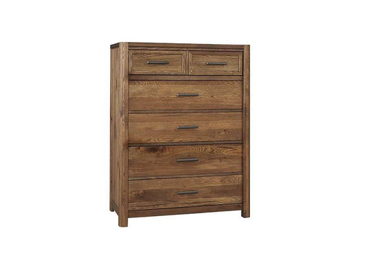 Vaughan Bassett - Crafted Oak - LMCo Home Chest With 5 Drawers - 790-115 veiw 1