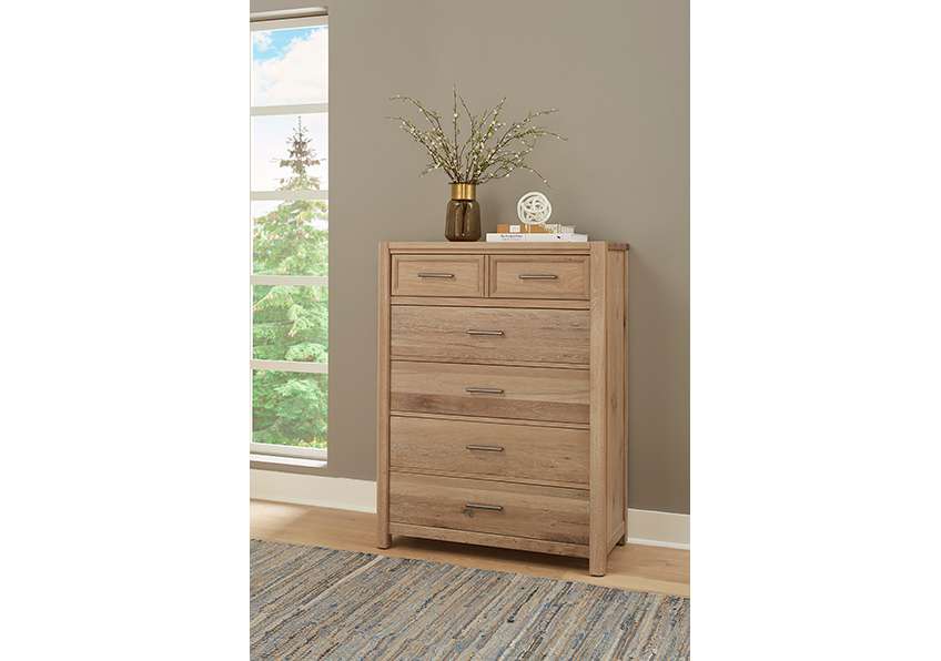 Vaughan Bassett - Crafted Oak - LMCo Home Chest With 5 Drawers - 795-115 veiw 3
