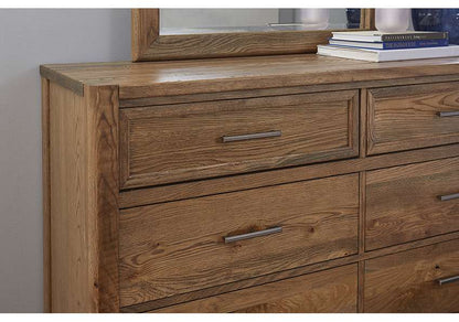 Vaughan Bassett - Crafted Oak - LMCo Home Dresser With 8 Drawers - 790-003 veiw 5