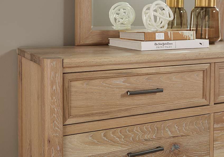 Vaughan Bassett - Crafted Oak - LMCo Home Dresser With 8 Drawers - 795-003 veiw 3