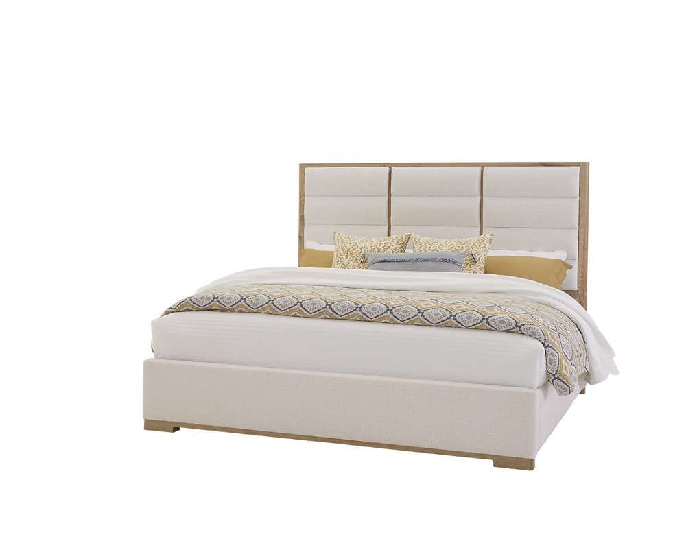 Vaughan Bassett - Crafted Oak - LMCo Home ErinS King Uph - White - 795-661A-166A-822A veiw 1