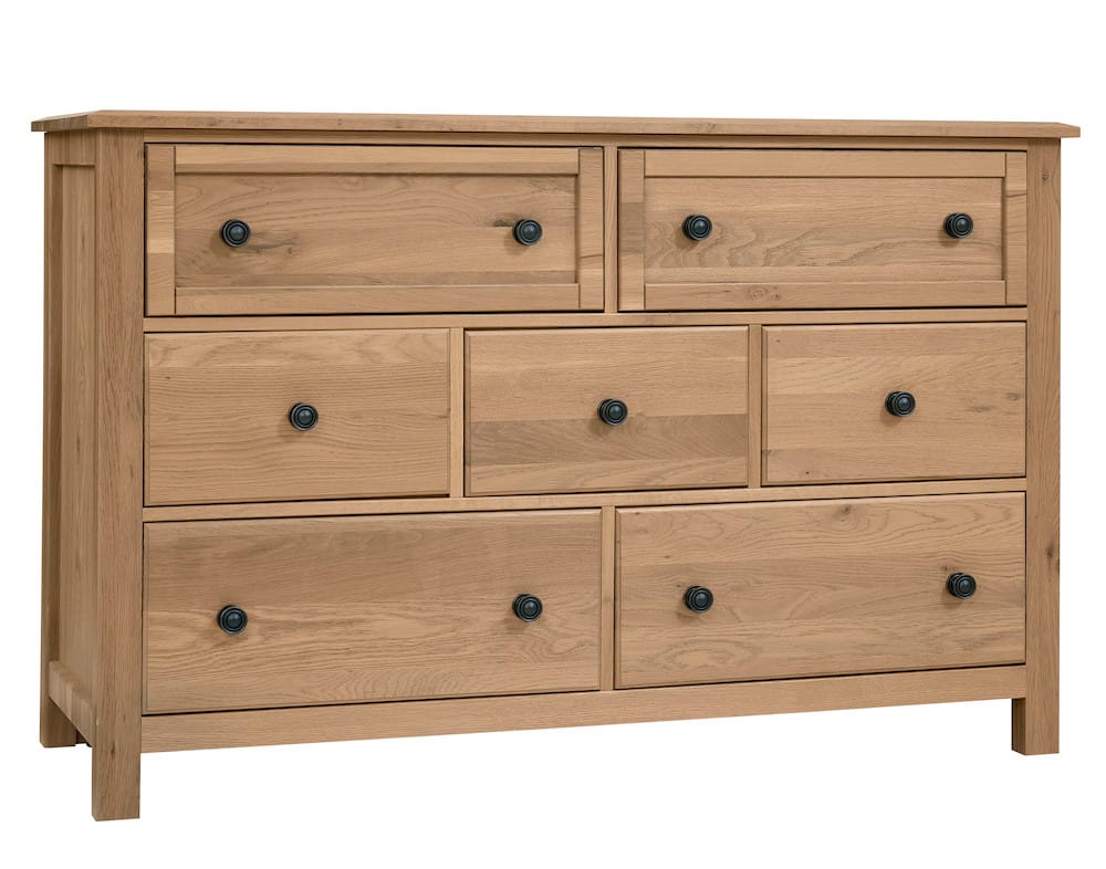 Vaughan Bassett - Custom Express - Dresser - 7 Drwr - Clear Oak - 120-003  view 1