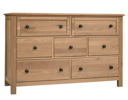 Vaughan Bassett - Custom Express - Dresser - 7 Drwr - Clear Oak - 120-003  view 1