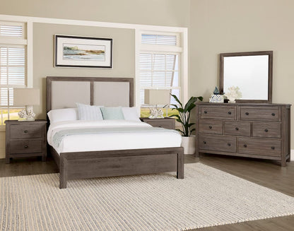 Vaughan Bassett - Custom Express - King Upholstered Bed-Pebble - 123-661-166-064-933-MS2  view 5