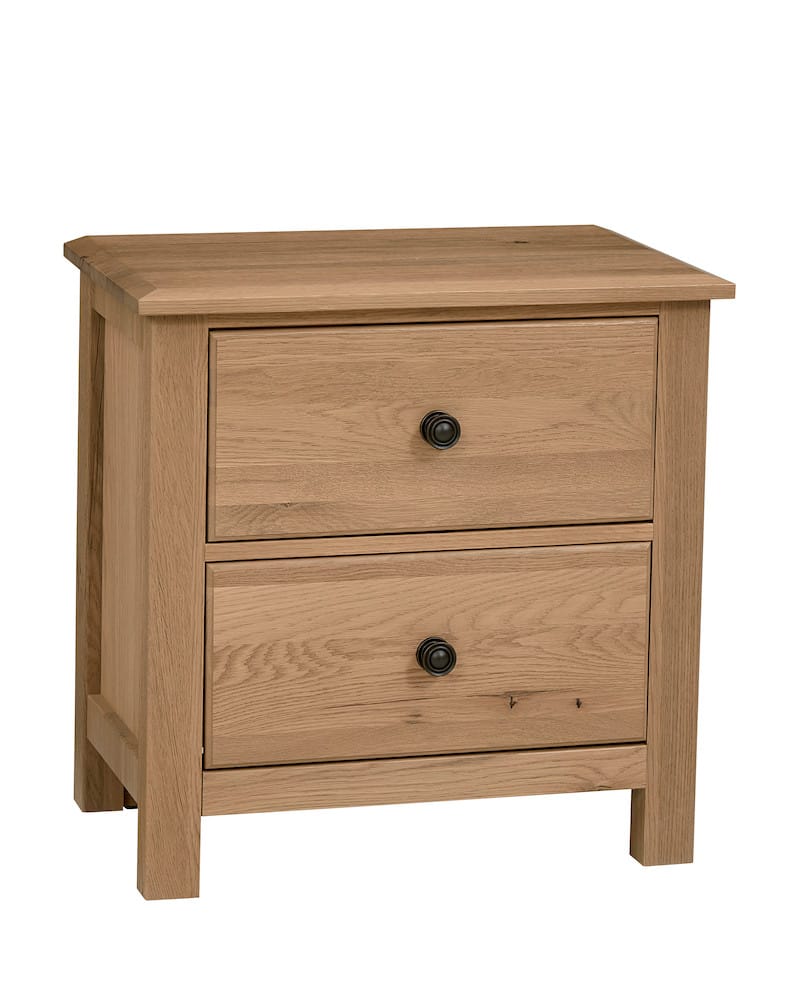 Vaughan Bassett - Custom Express - Night Stand - 2 Drwr - Clear Oak - 120-227  view 1