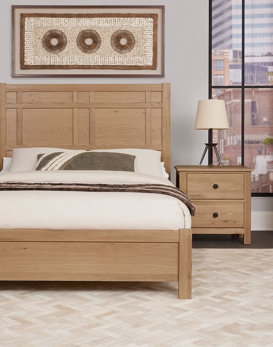 Vaughan Bassett - Custom Express - Night Stand - 2 Drwr - Clear Oak - 120-227  view 2