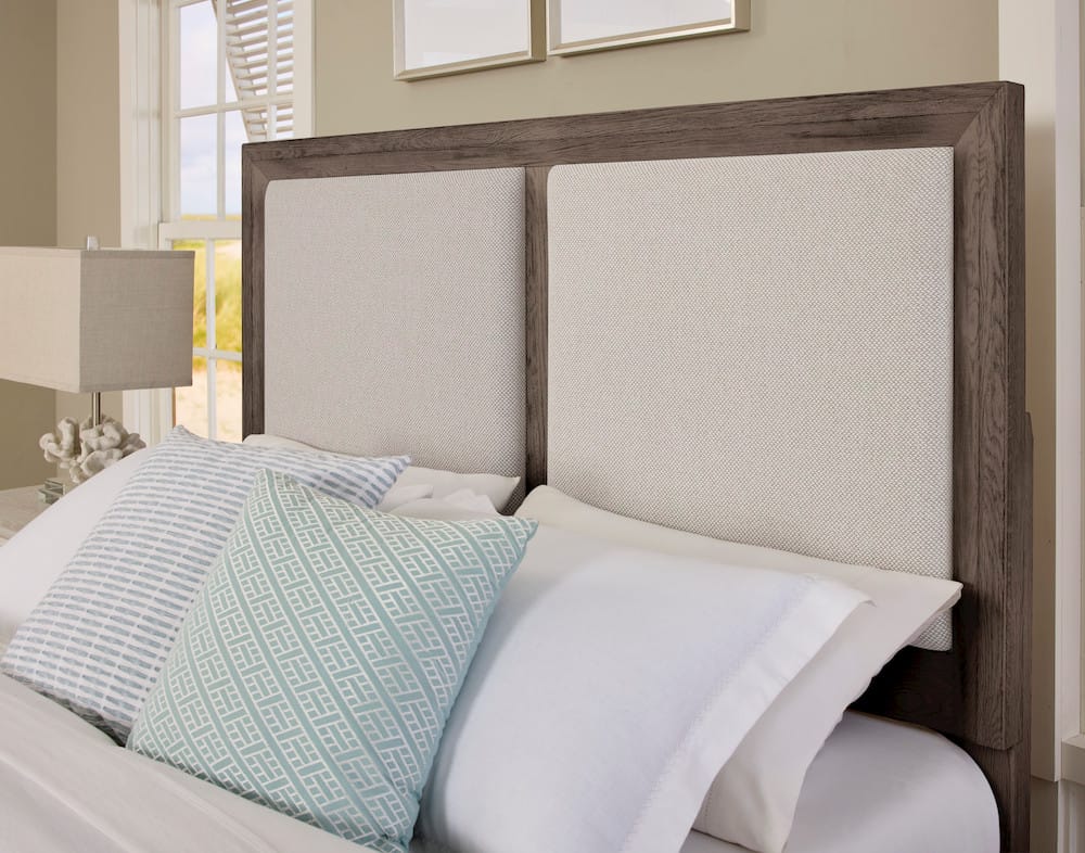 Vaughan Bassett - Custom Express - Queen Upholstered Bed-Pebble - 123-551-155-054-922  view 2