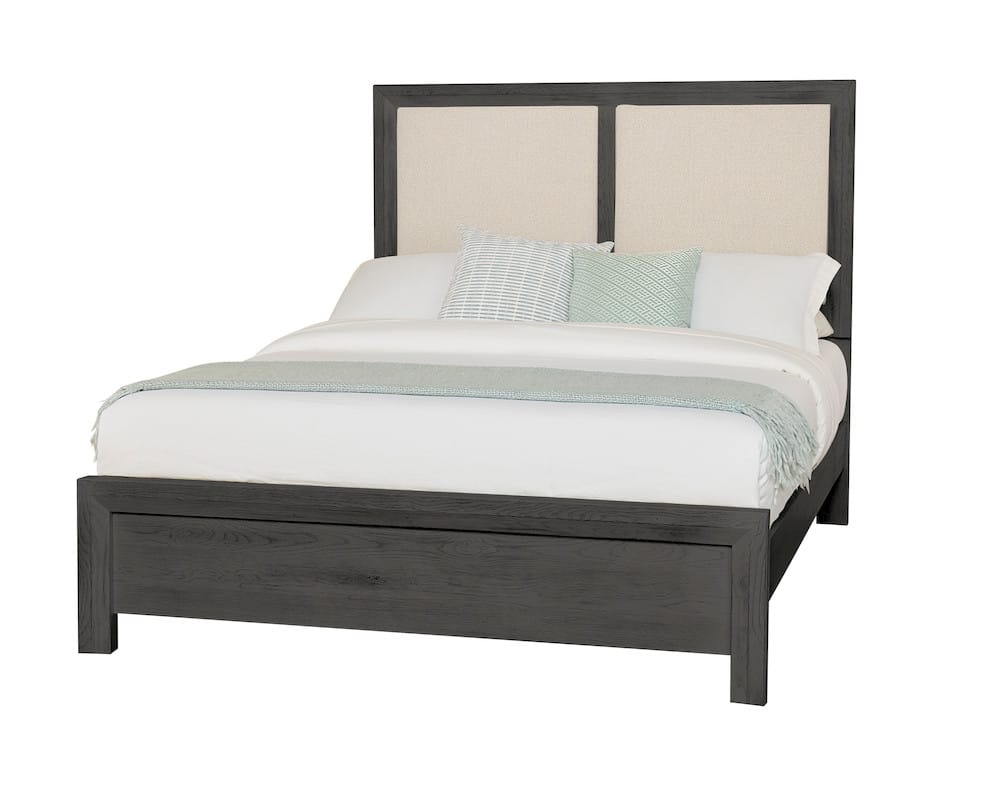 Vaughan Bassett - Custom Express - Queen Upholstered Bed-Pebble - 127-551-155-054-922  view 1