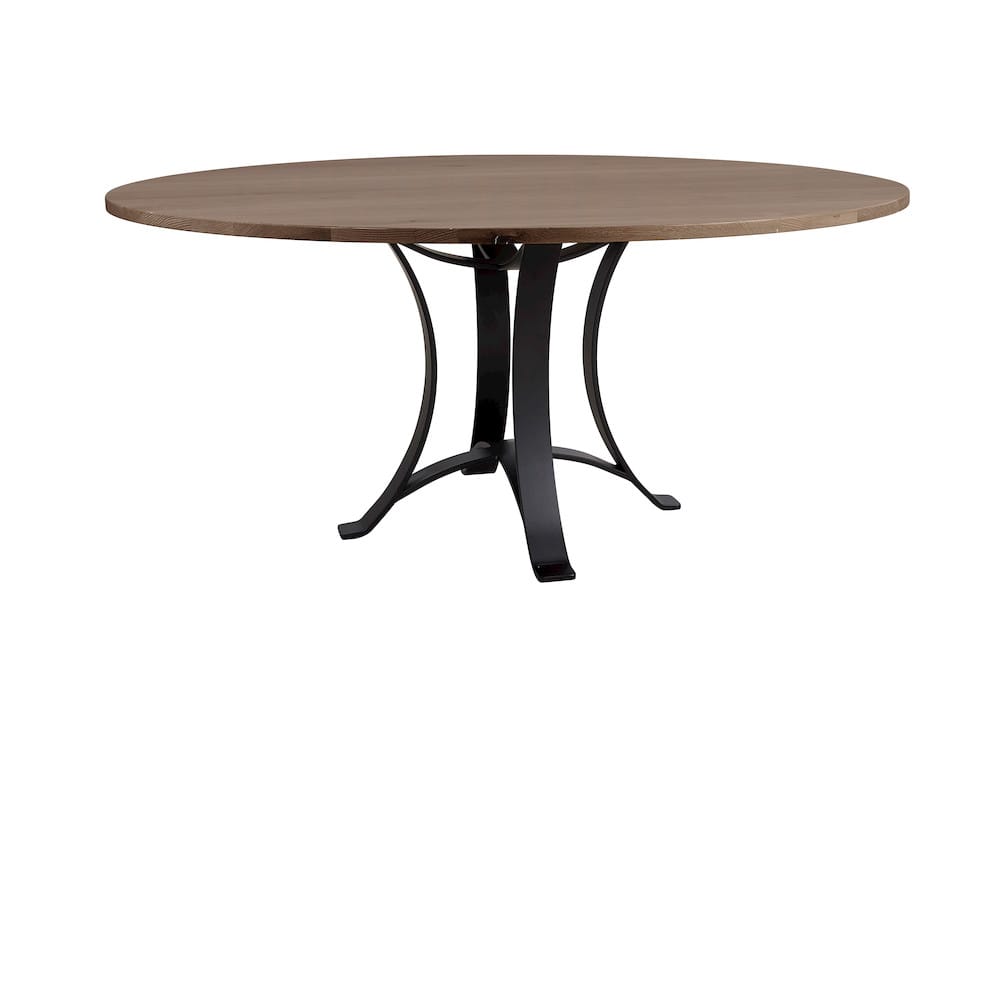 Vaughan Bassett - Dovetail - 60" Round Table And Base - Aged Grey - 753-202-060  view 1