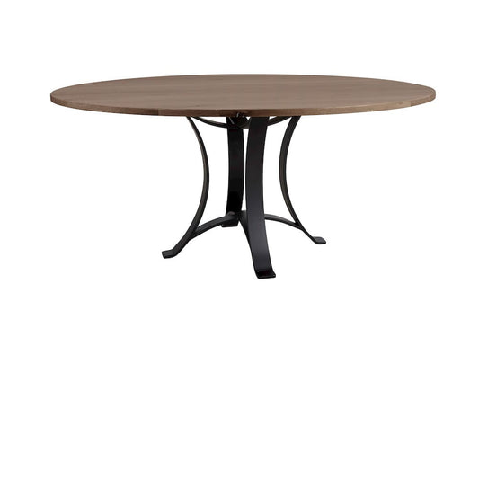 Vaughan Bassett - Dovetail - 60" Round Table And Base - Aged Grey - 753-202-060  view 1