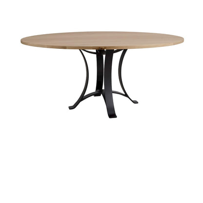 Vaughan Bassett - Dovetail - 60" Round Table And Base - Bleached White - 755-202-060  view 1