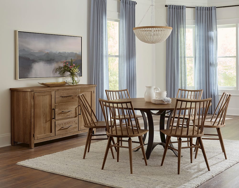 Vaughan Bassett - Dovetail - 60" Round Table And Base - Natural - 752-202-060  view 3