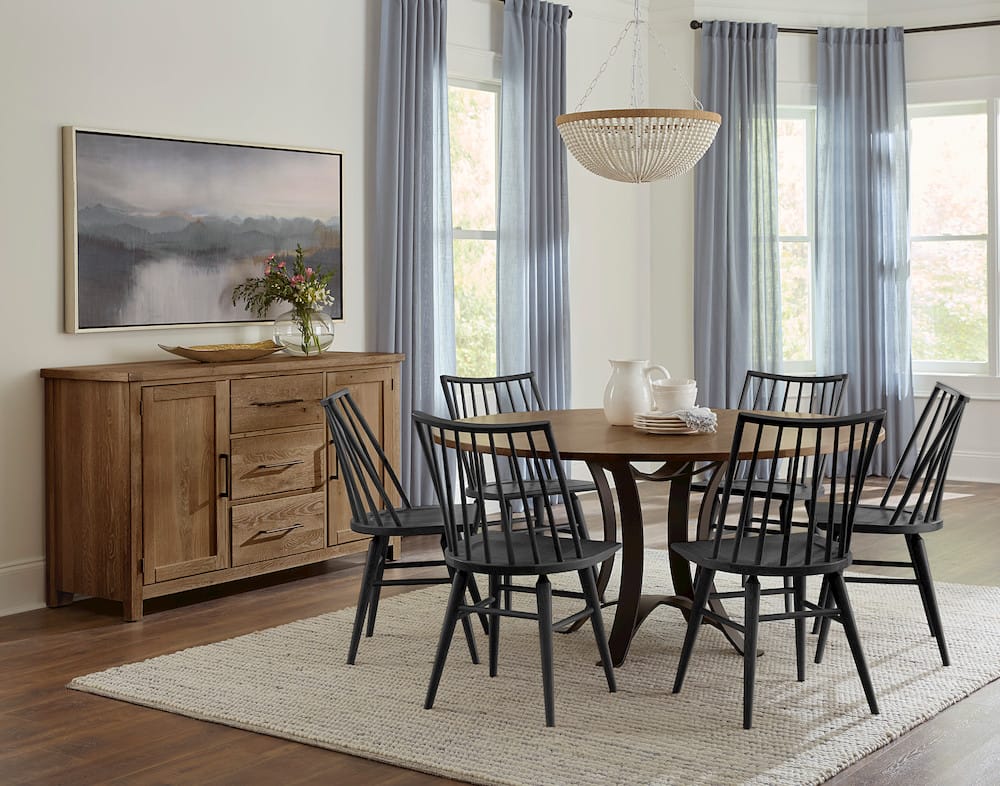 Vaughan Bassett - Dovetail - 60" Round Table And Base - Natural - 752-202-060  view 4