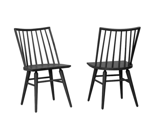 Vaughan Bassett - Dovetail - Black Spindle Side Chair - 753-045  view 1