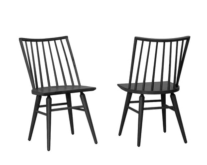 Vaughan Bassett - Dovetail - Black Spindle Side Chair - 755-045  view 1