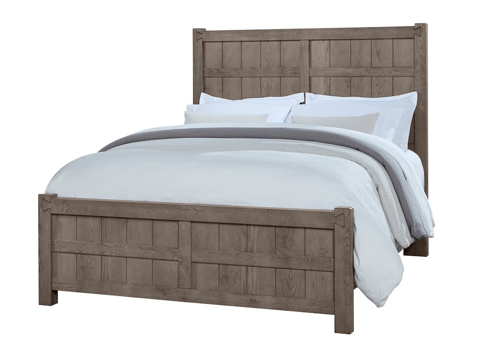 Vaughan Bassett - Dovetail - Cal King Board & Batten Bed - Mystic Grey - 751-669-966-944-MS2  view 1