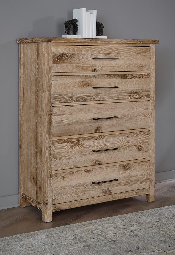 Vaughan Bassett - Dovetail - Chest - Sun Bleached White - 754-115  view 2