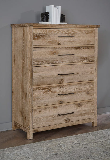 Vaughan Bassett - Dovetail - Chest - Sun Bleached White - 754-115  view 2