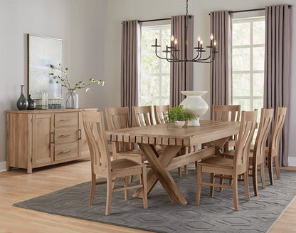Vaughan Bassett - Dovetail - Dovetail 96 In. Dining Table - Bleached White - 755-600-602  view 4