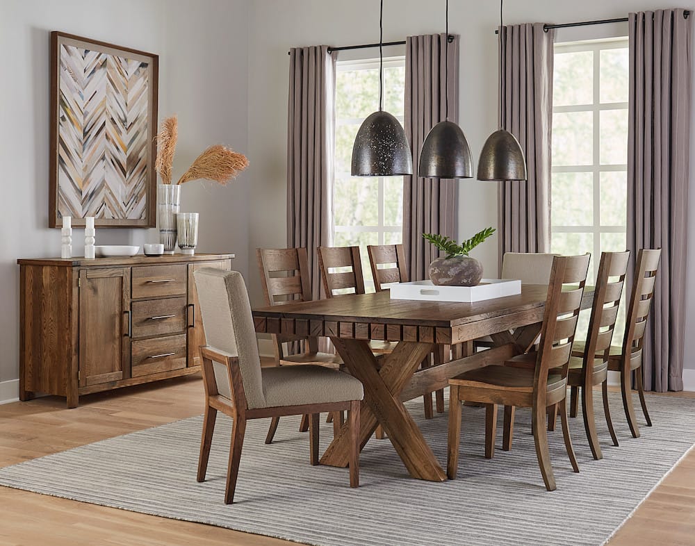 Vaughan Bassett - Dovetail - Dovetail 96 In. Dining Table - Natural - 752-600-602  view 2