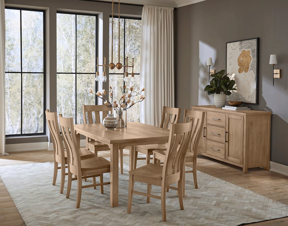 Vaughan Bassett - Dovetail - Friendship Table - 60" - Bleached White - 755-300  view 4