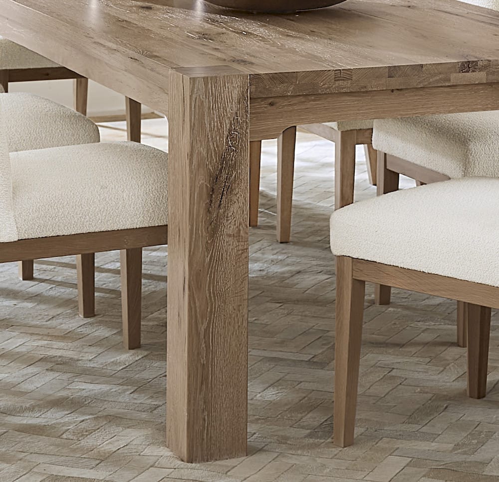 Vaughan Bassett - Dovetail - Gathering 100 In. Dining Table - Bleached White - 755-000-200  view 2