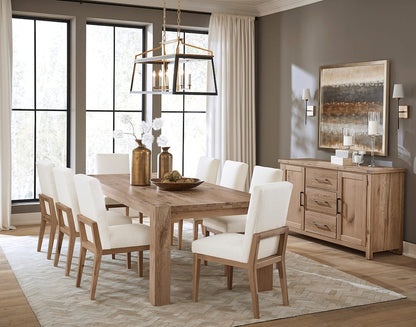 Vaughan Bassett - Dovetail - Gathering 100 In. Dining Table - Bleached White - 755-000-200  view 5