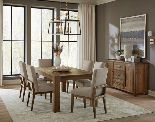 Vaughan Bassett - Dovetail - Gathering 76 In. Dining Table - Natural - 752-000-100  view 2