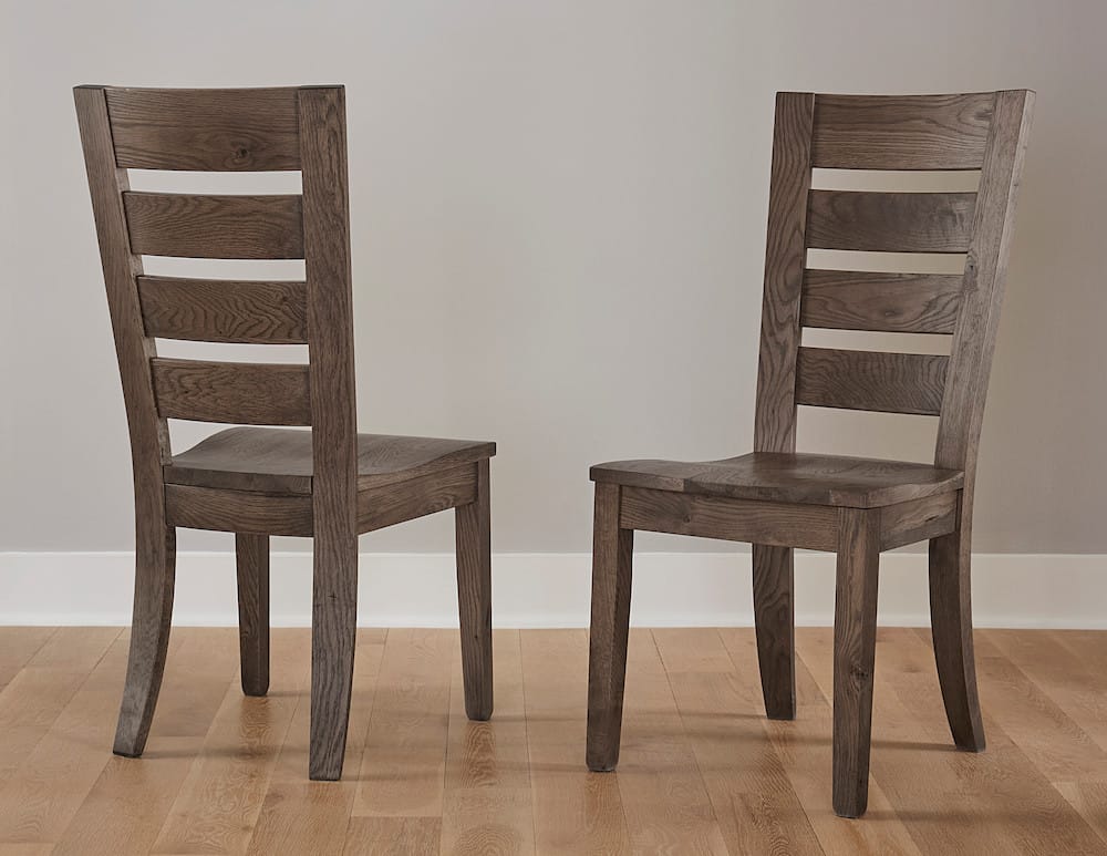 Vaughan Bassett - Dovetail - Horizontal Slat Side Chair - Aged Grey - 753-020  view 5